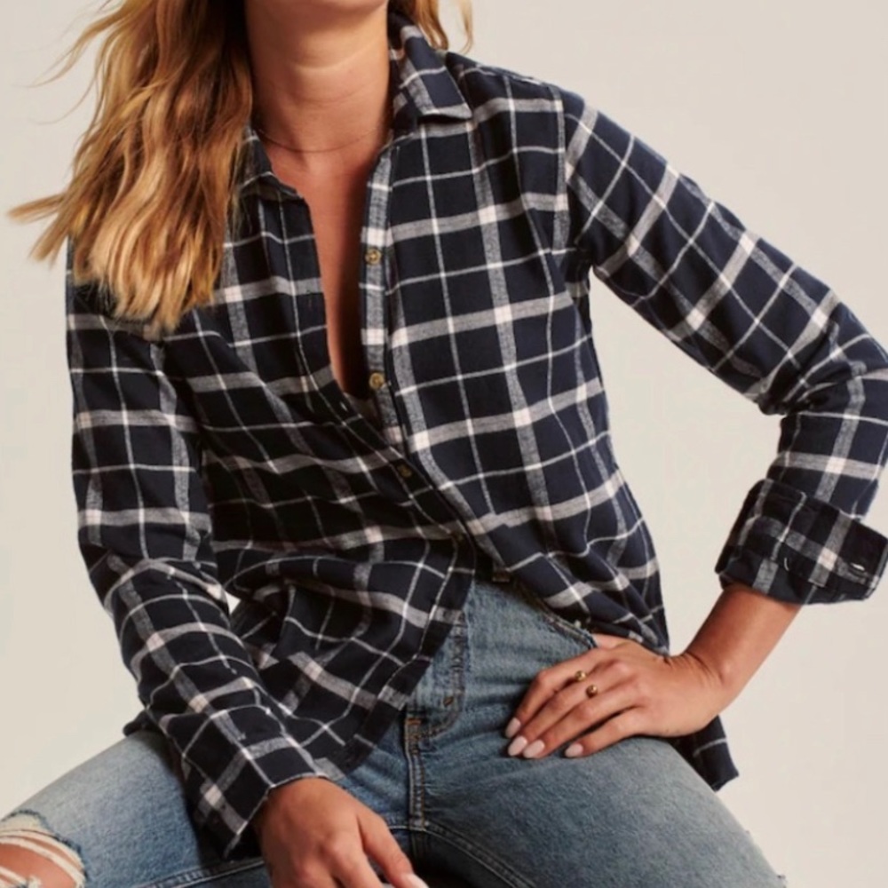 Abercrombie Boyfriend Flannel Shirt